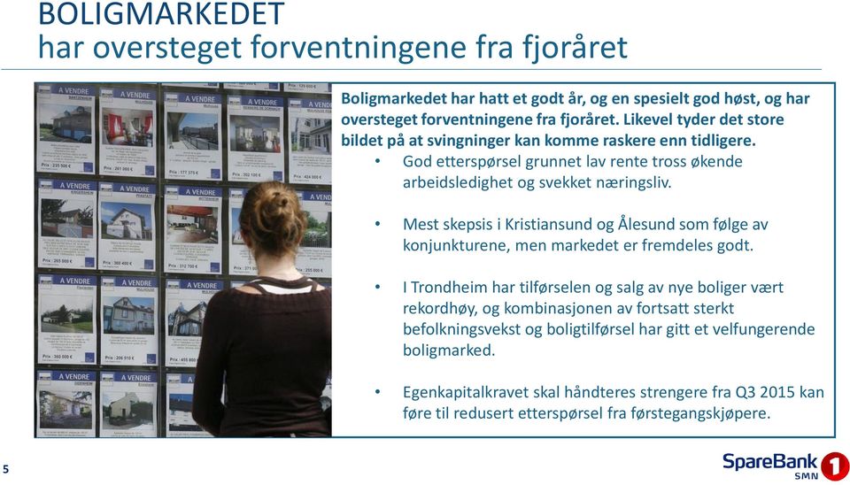 Mest skepsis i Kristiansund og Ålesund som følge av konjunkturene, men markedet er fremdeles godt.