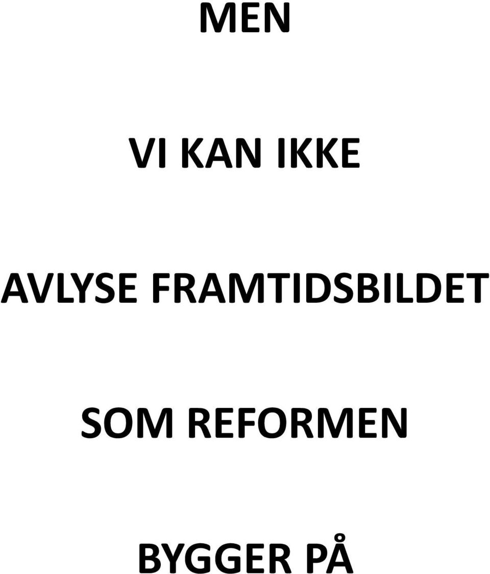 FRAMTIDSBILDET