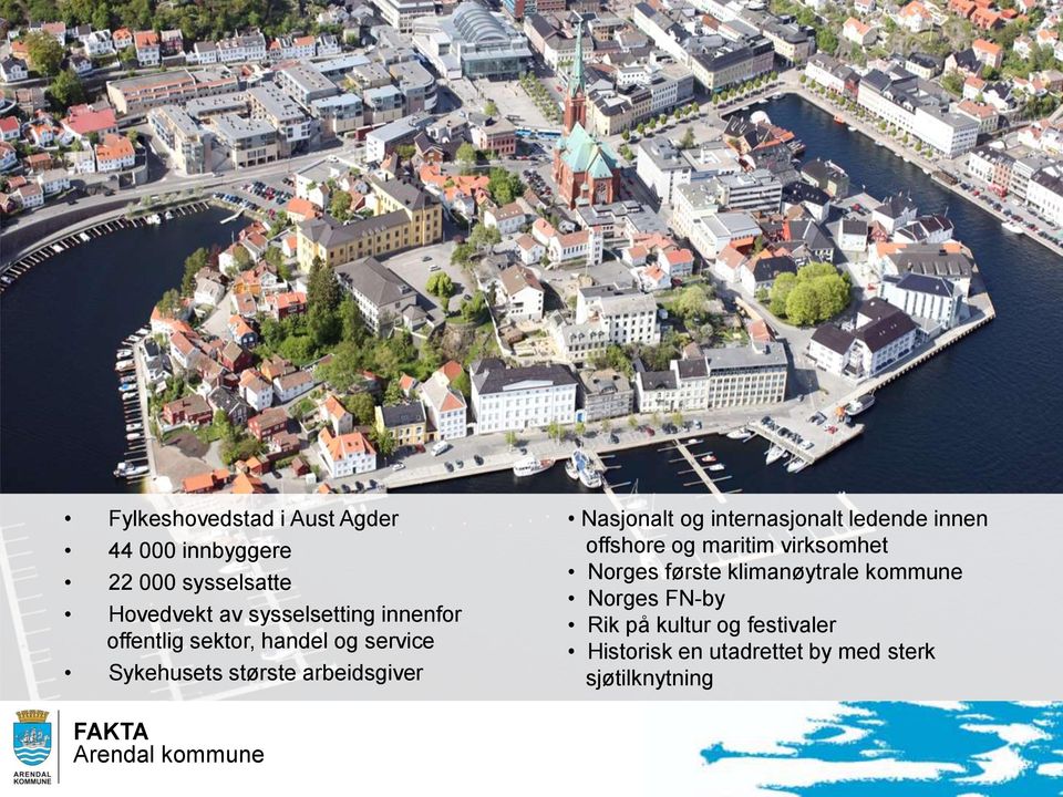 internasjonalt ledende innen offshore og maritim virksomhet Norges første klimanøytrale kommune
