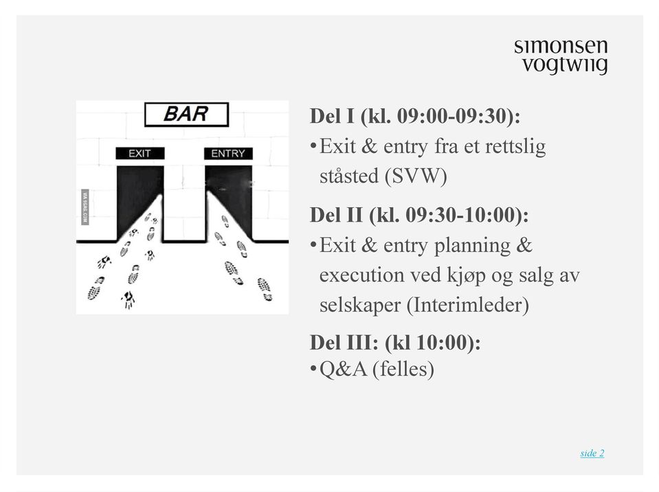 (SVW) Del II (kl.