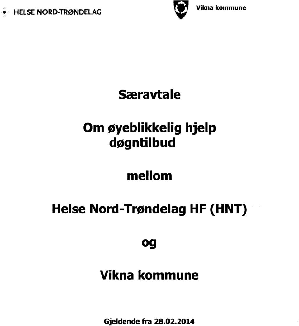 døgntilbud mellom Helse Nord-Trøndelag