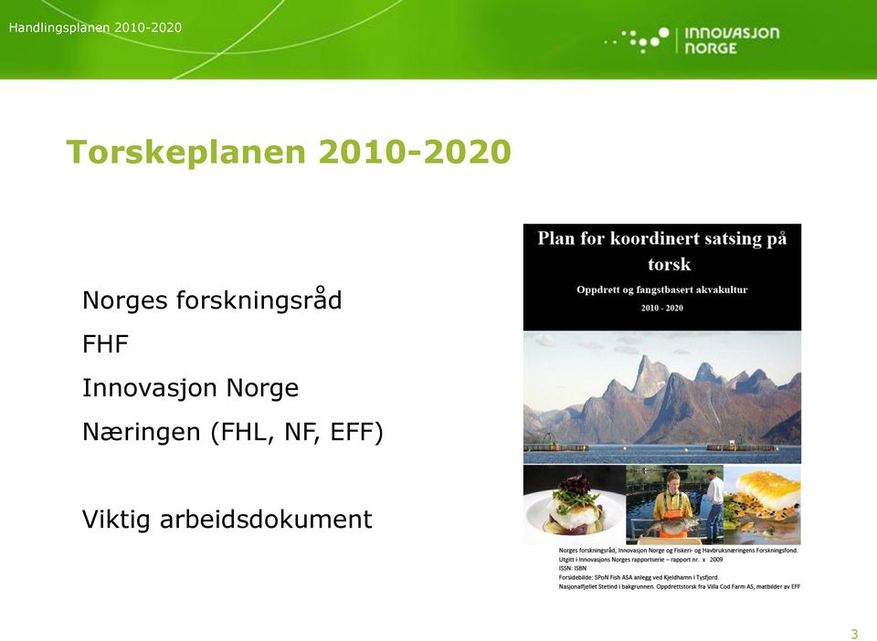 forskningsråd FHF Innovasjon Norge