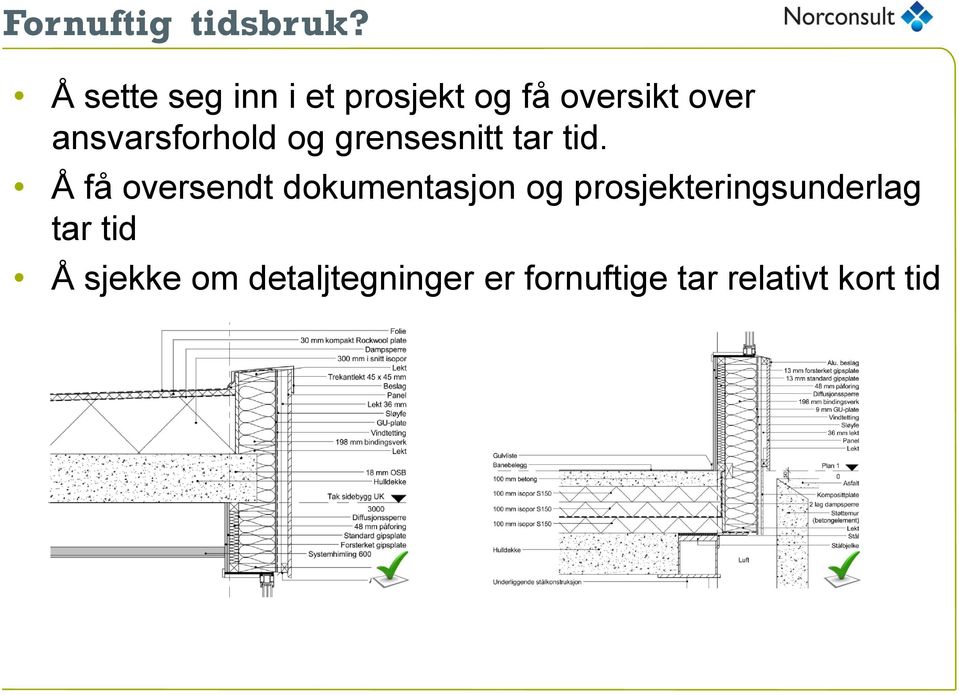 ansvarsforhold og grensesnitt tar tid.