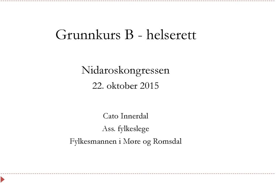 oktober 2015 Cato Innerdal