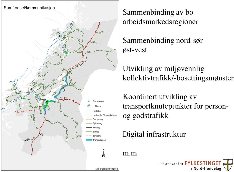 kollektivtrafikk/-bosettingsmønster Koordinert utvikling