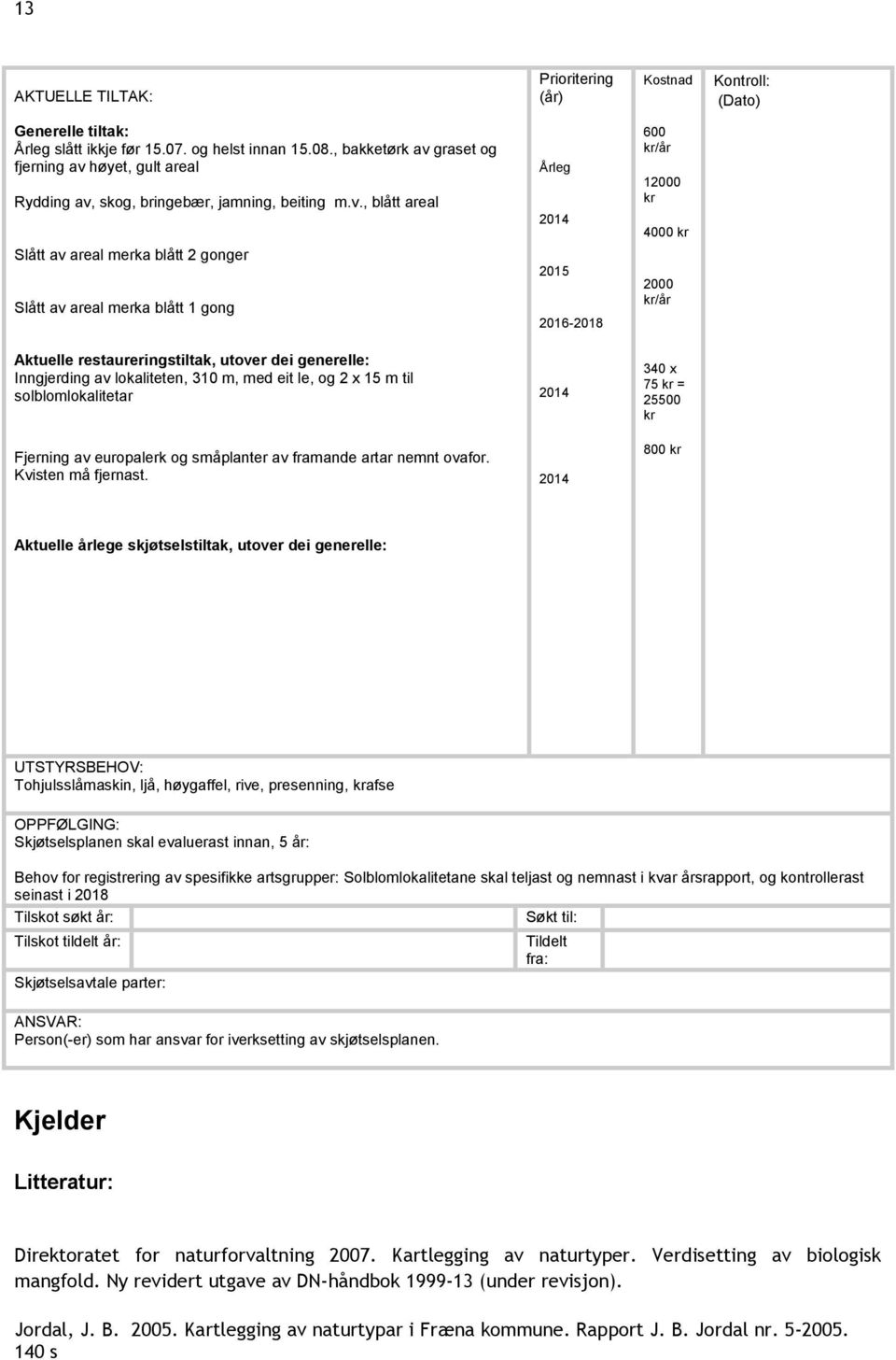 graset og fjerning av 