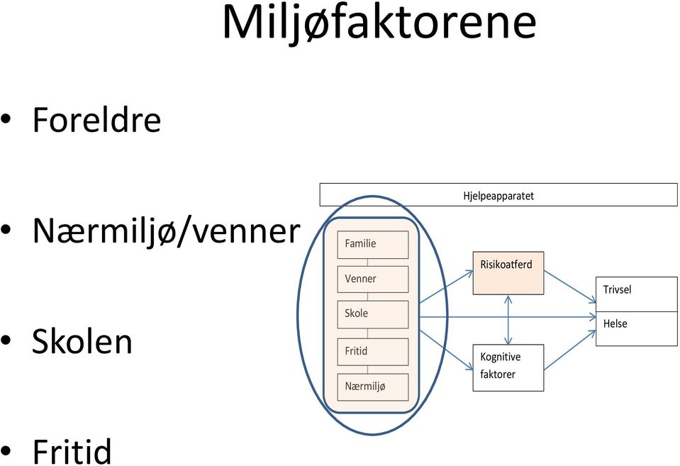 Hjelpeapparatet Venner Risikoatferd