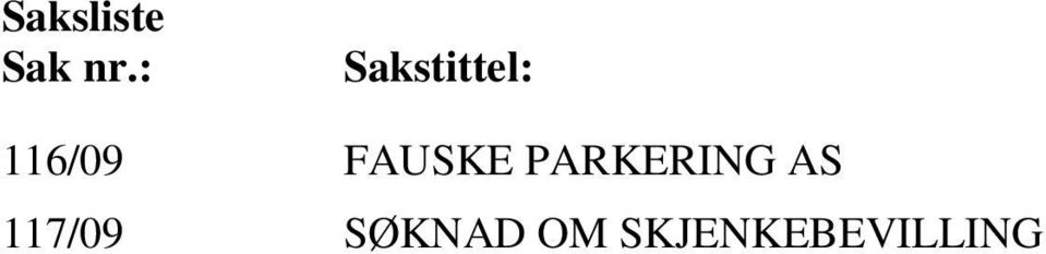 FAUSKE PARKERING AS