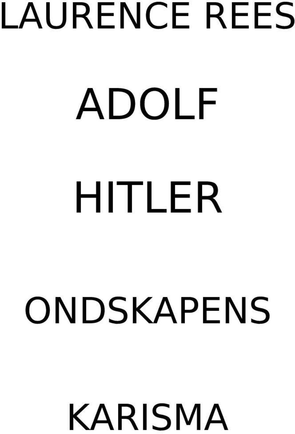 HITLER