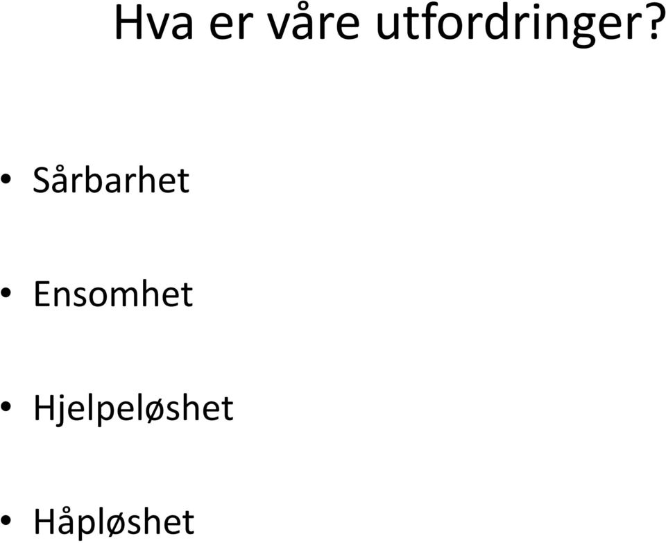 Sårbarhet