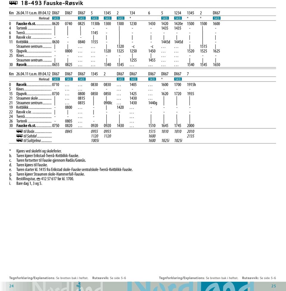 .. 0630-0840 1155 - - - 1445d 1445d - - Straumen sentrum......... 1320 -c -c...... 1515 15 Djupvik... - 0800...... 1320 1325 1250 1450...... 1520 1525 1625 25 Kines... - -...... - -...... - - - Straumen sentrum.