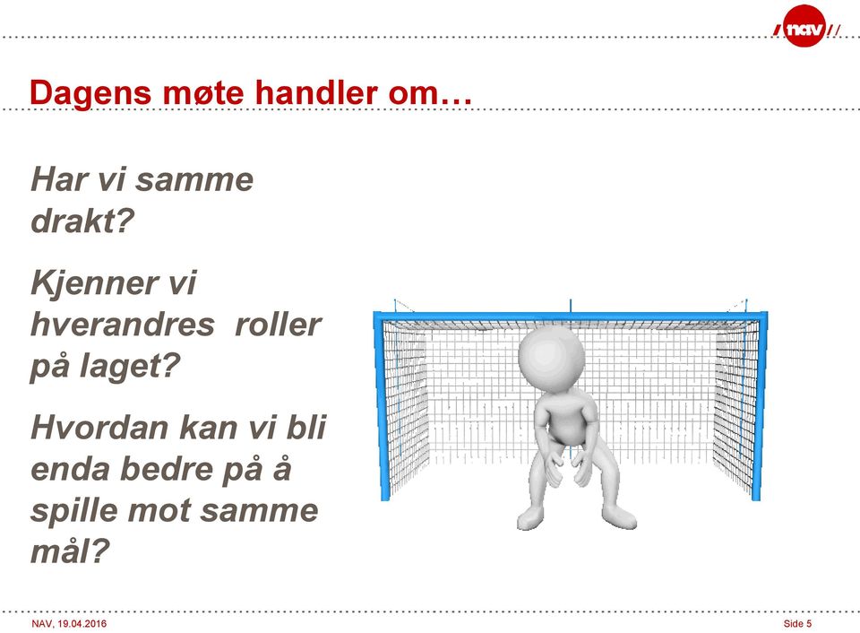 Kjenner vi hverandres roller på laget?