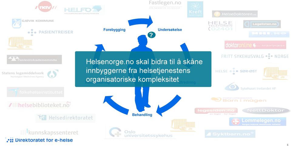 fra helsetjenestens organisatoriske