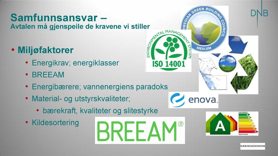 Energibærere; vannenergiens paradoks Material- og