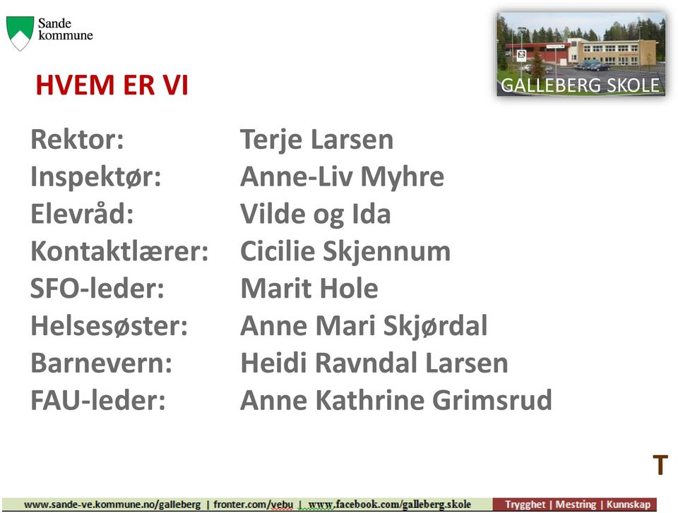 Larsen Anne-Liv Myhre Vilde og Ida Cicilie Skjennum Marit