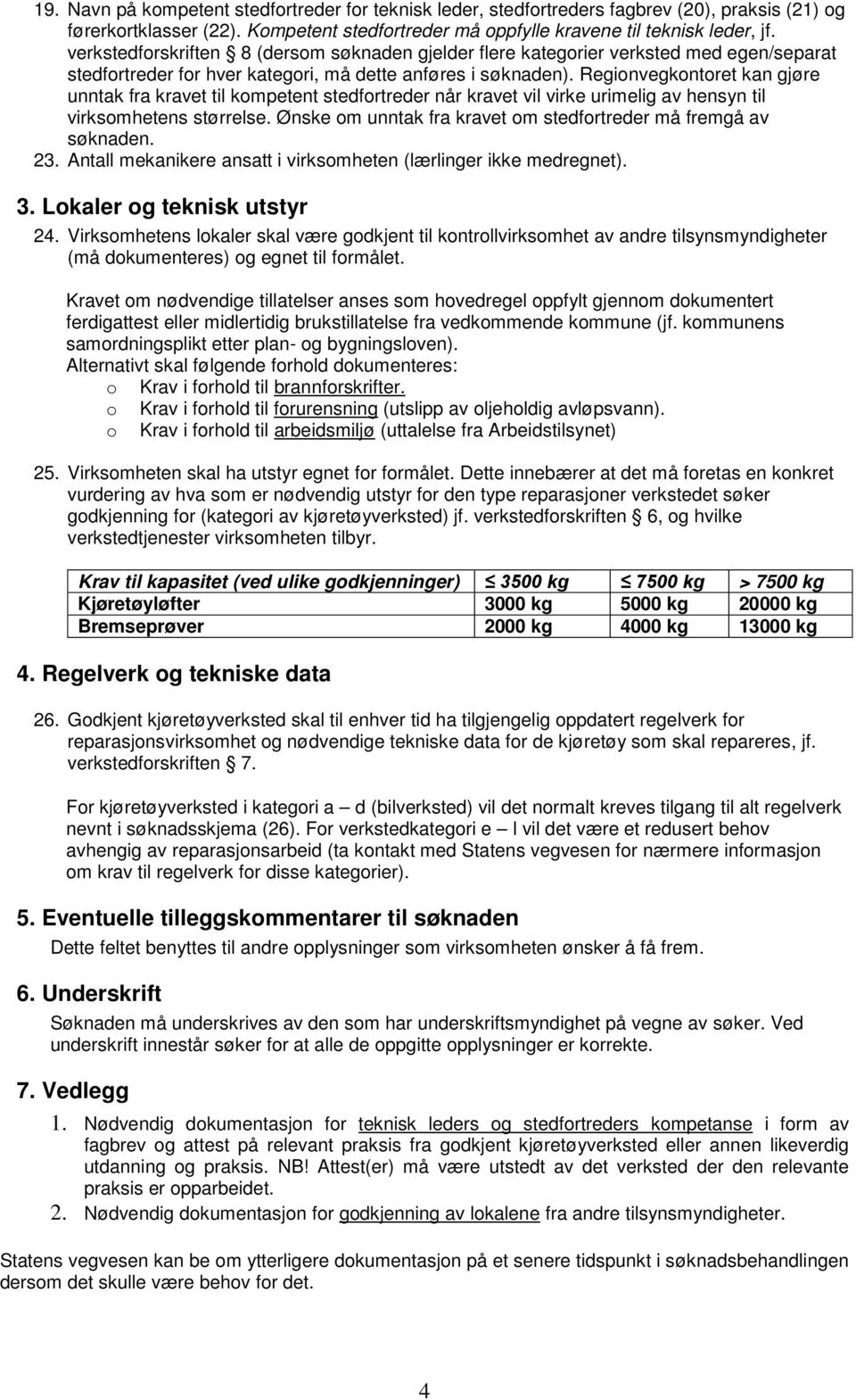 Regionvegkontoret kan gjøre unntak fra kravet til kompetent stedfortreder når kravet vil virke urimelig av hensyn til virksomhetens størrelse.