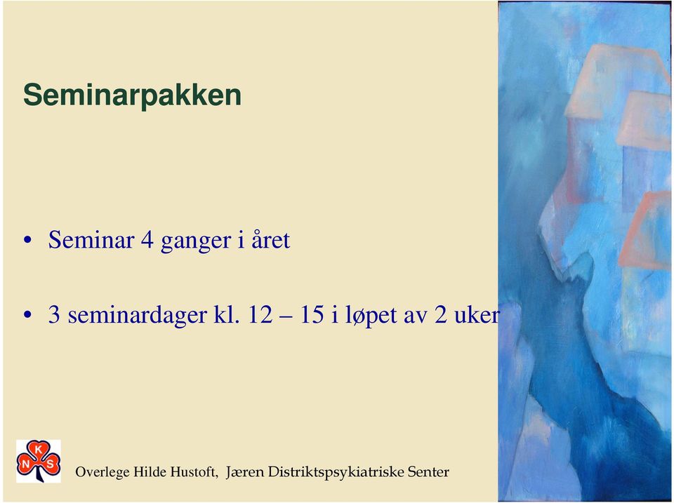 året 3 seminardager