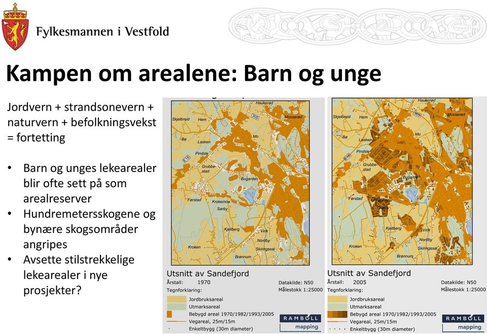 blir ofte sett på som arealreserver Hundremetersskogene og bynære