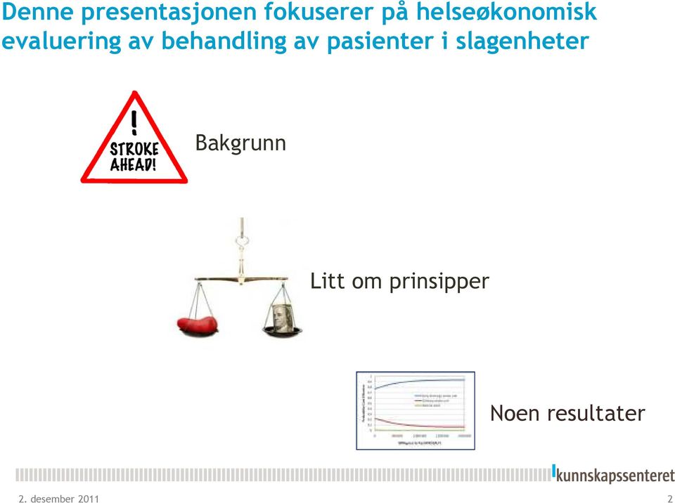 av pasienter i slagenheter Bakgrunn Litt