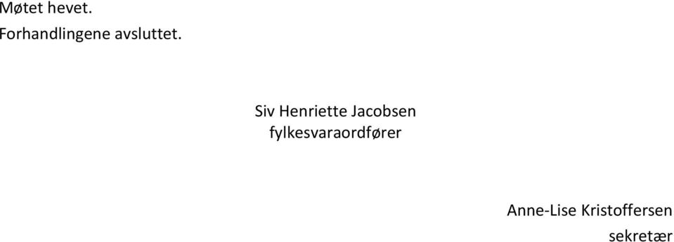 Siv Henriette Jacobsen