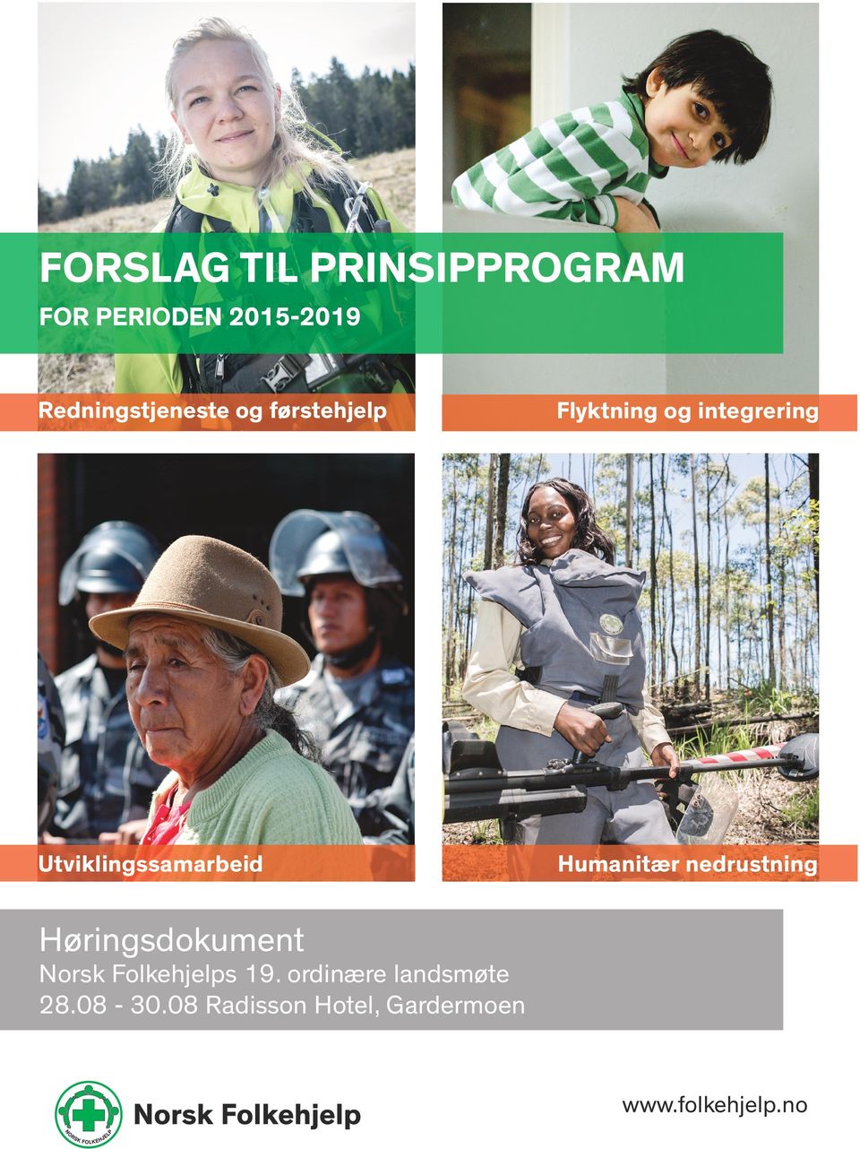 Utviklingssamarbeid Humanitær nedrustning Høringsdokument Norsk