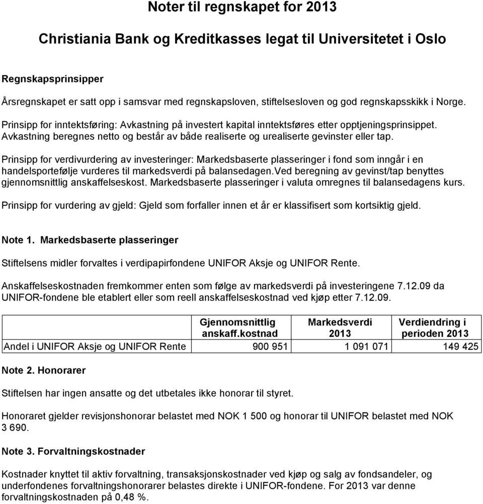 Avkastning beregnes netto og består av både realiserte og urealiserte gevinster eller tap.