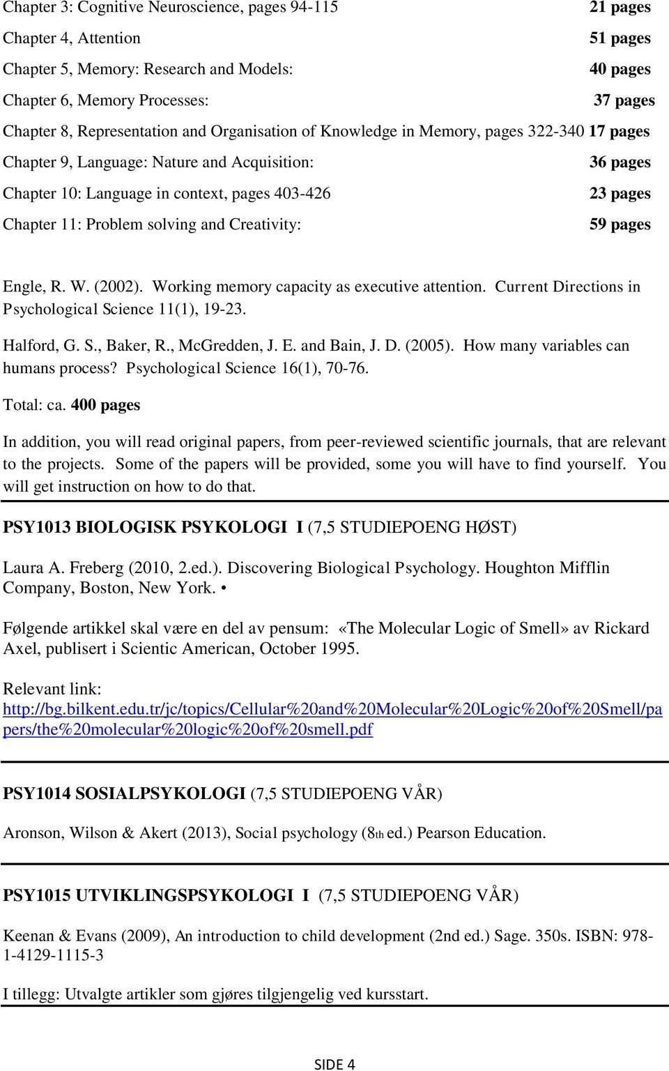solving and Creativity: 59 pages Engle, R. W. (2002). Working memory capacity as executive attention. Current Directions in Psychological Science 11(1), 19-23. Halford, G. S., Baker, R., McGredden, J.
