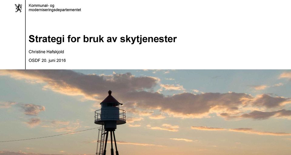 Strategi for bruk av