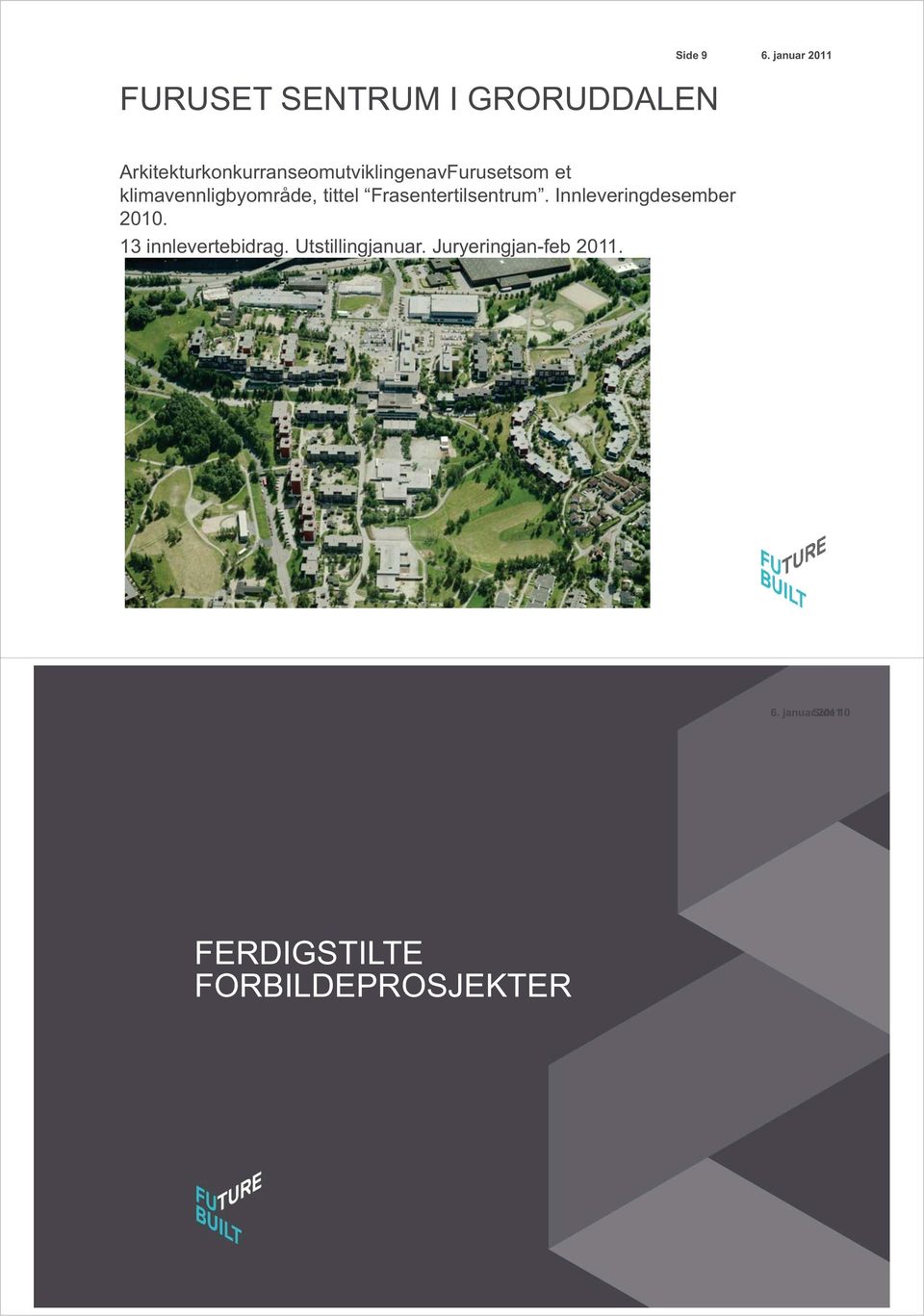 klimavennligbyområde, tittel Frasentertilsentrum.