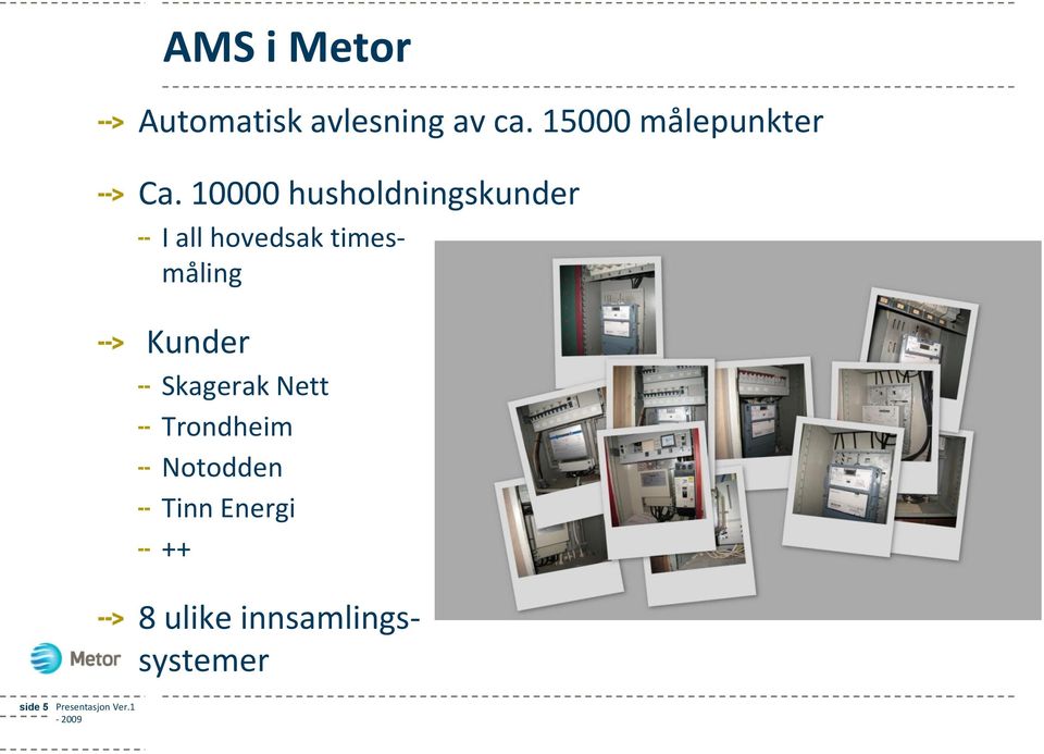 10000 husholdningskunder I all hovedsak