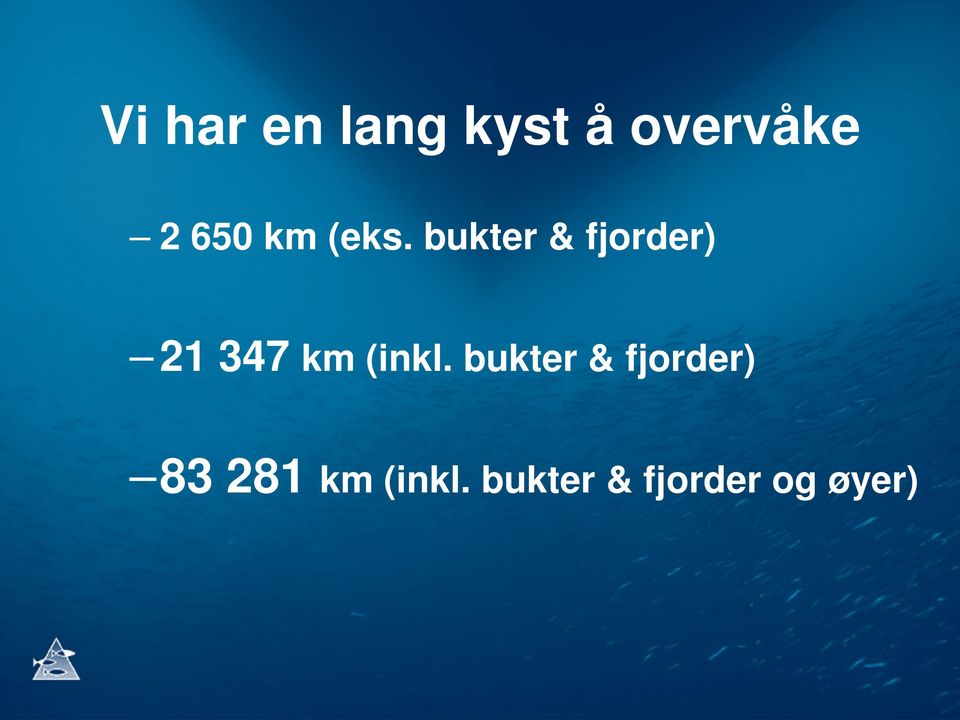 bukter & fjorder) 21 347 km (inkl.