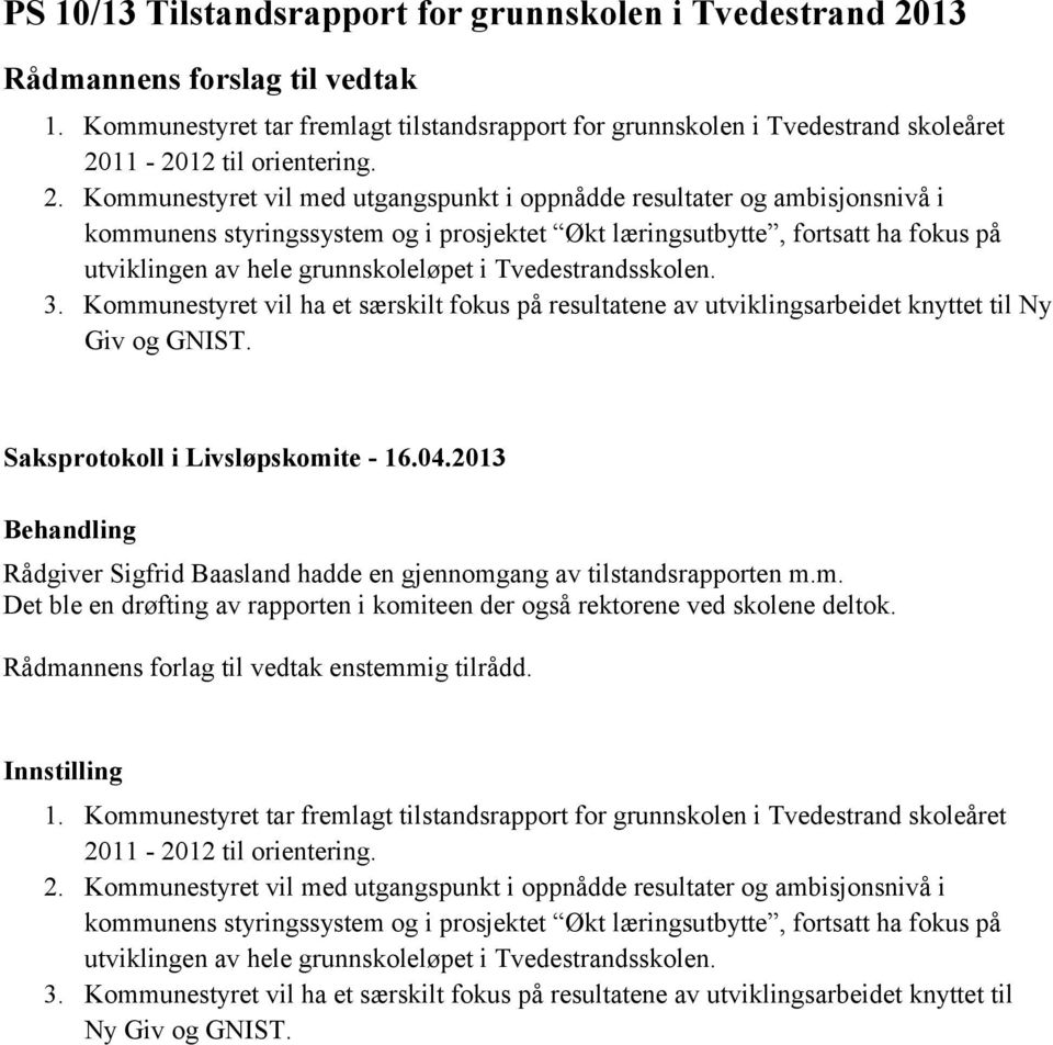 11-2012 til orientering. 2.