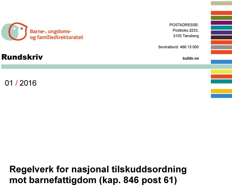 no 01 / 2016 Regelverk for nasjonal