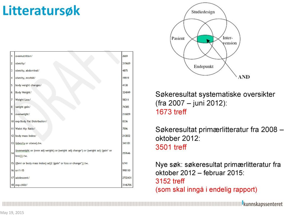 2012: 3501 treff Nye søk: søkeresultat primærlitteratur fra oktober