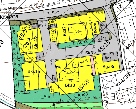 INNLEDNING Det planlegges oppføring av boligblokker med til sammen 1 leiligheter i Nesgata 1 og 2 i Tvedestrand kommune. Prosjektet planlegges på Gnr./Bnr. /, /7 og 2/2.