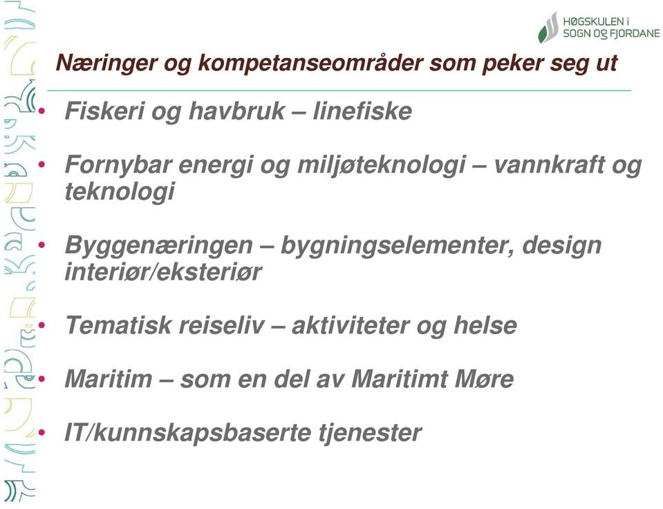 Byggenæringen bygningselementer, design interiør/eksteriør Tematisk