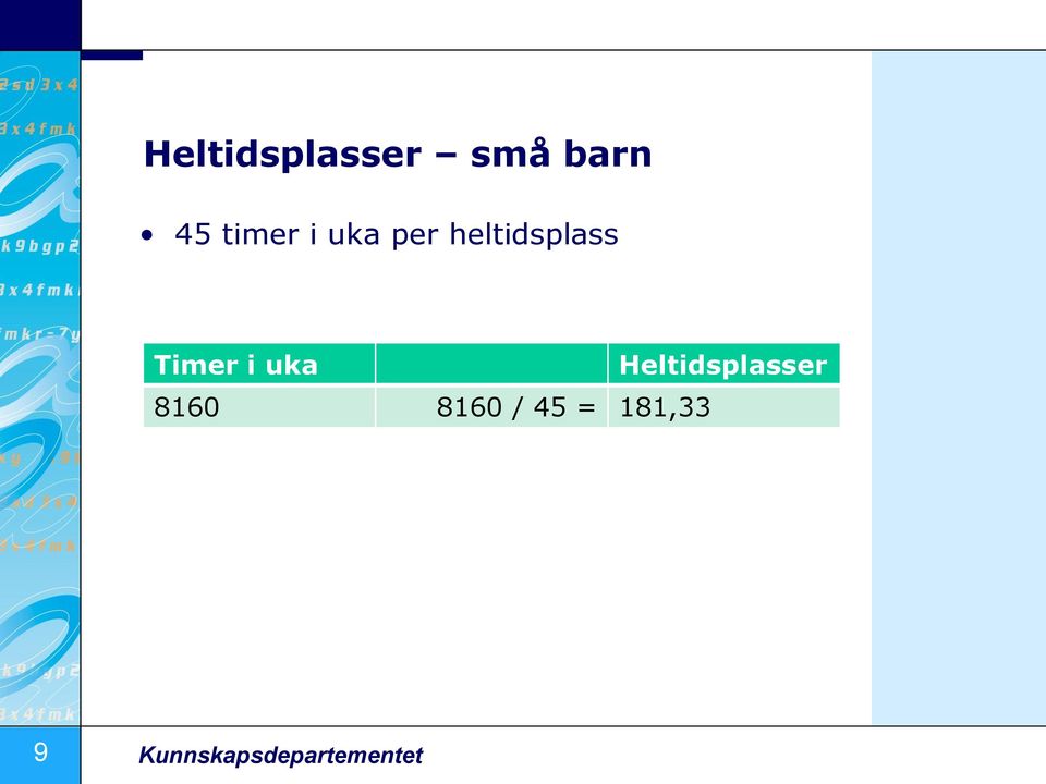 uka 8160 8160 / 45 = 181,33