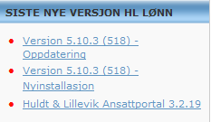 Hva er nytt i denne versjonen Denne versjonen inneholder endringer i Lønn 5.0 for lønnsinnberetningen 2010. Versjon 5.10.4 er oppdatert i samsvar med 12. utgave av Skattedirektoratets kodeoversikt.