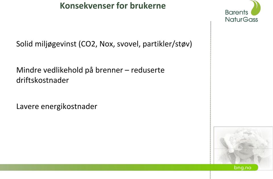 partikler/støv) Mindre vedlikehold på