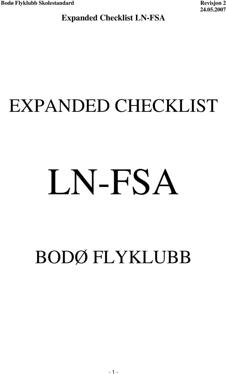 LN-FSA BODØ