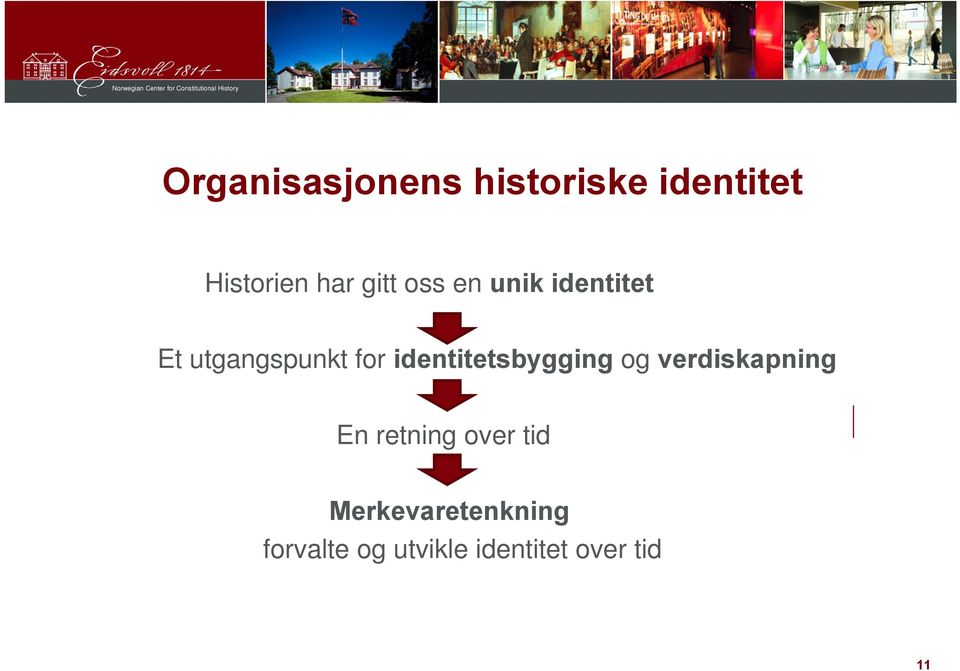 identitetsbygging og verdiskapning En retning over