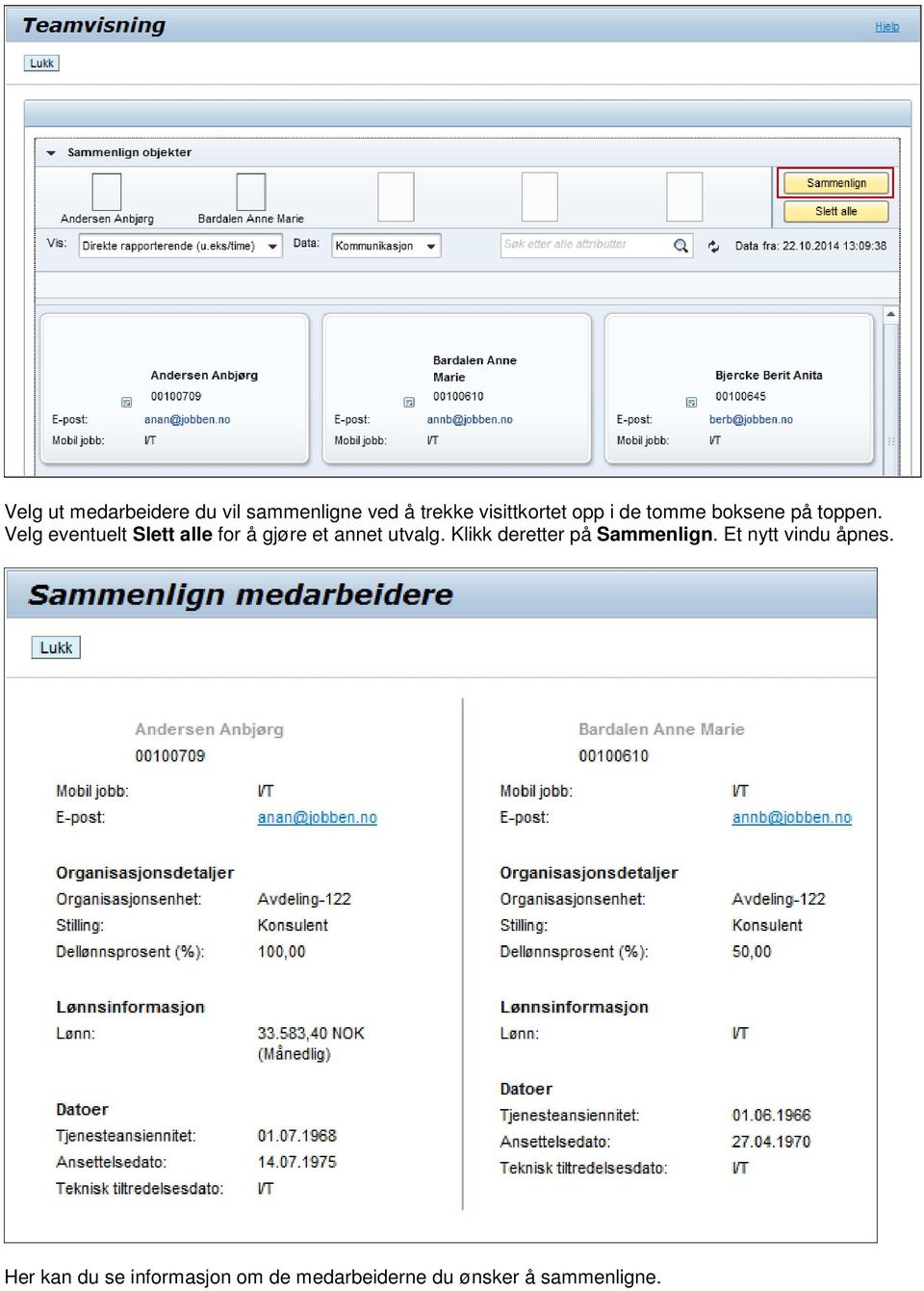 Velg eventuelt Slett alle for å gjøre et annet utvalg.