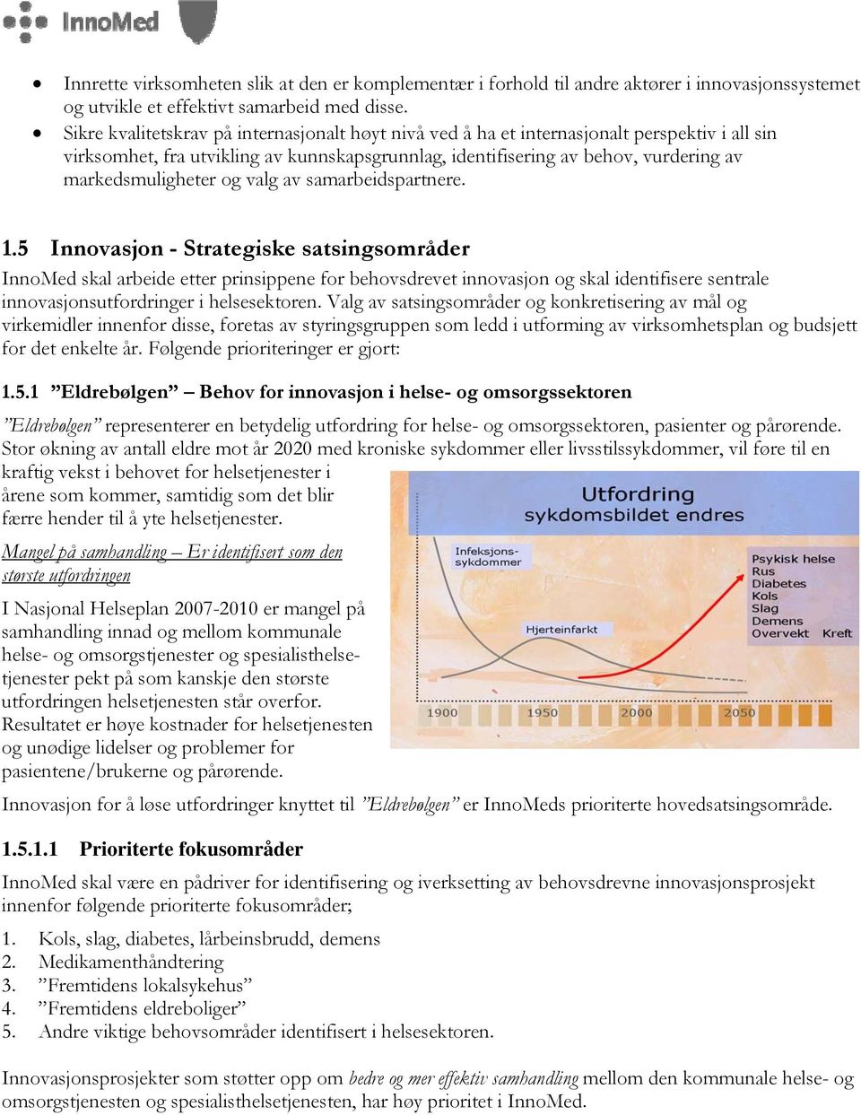 og valg av samarbeidspartnere. 1.