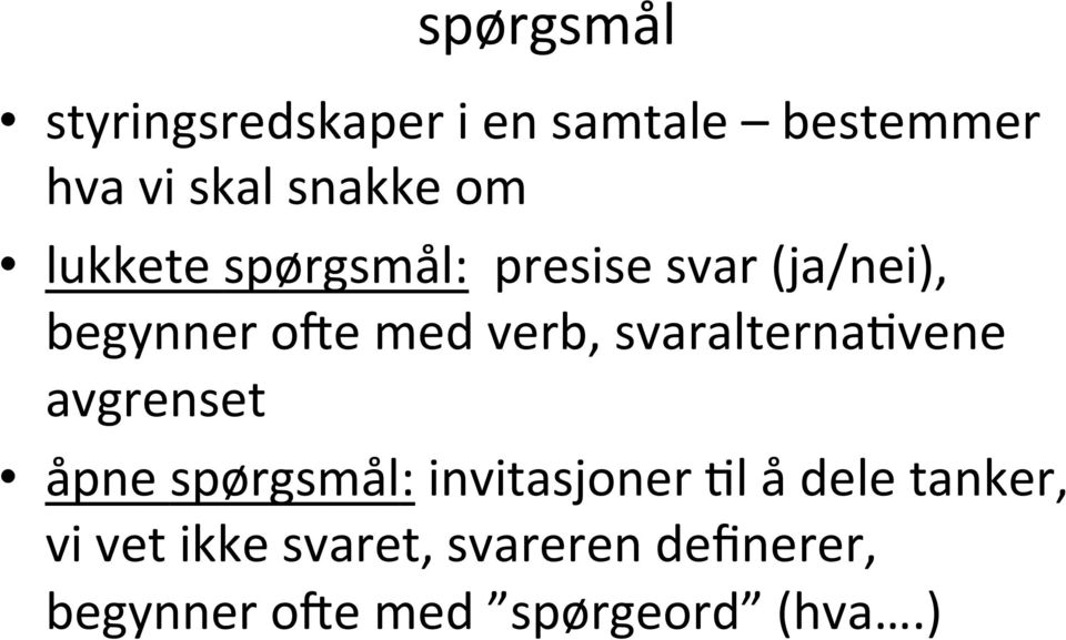 begynnerolemedverb,svaralterna+vene avgrenset