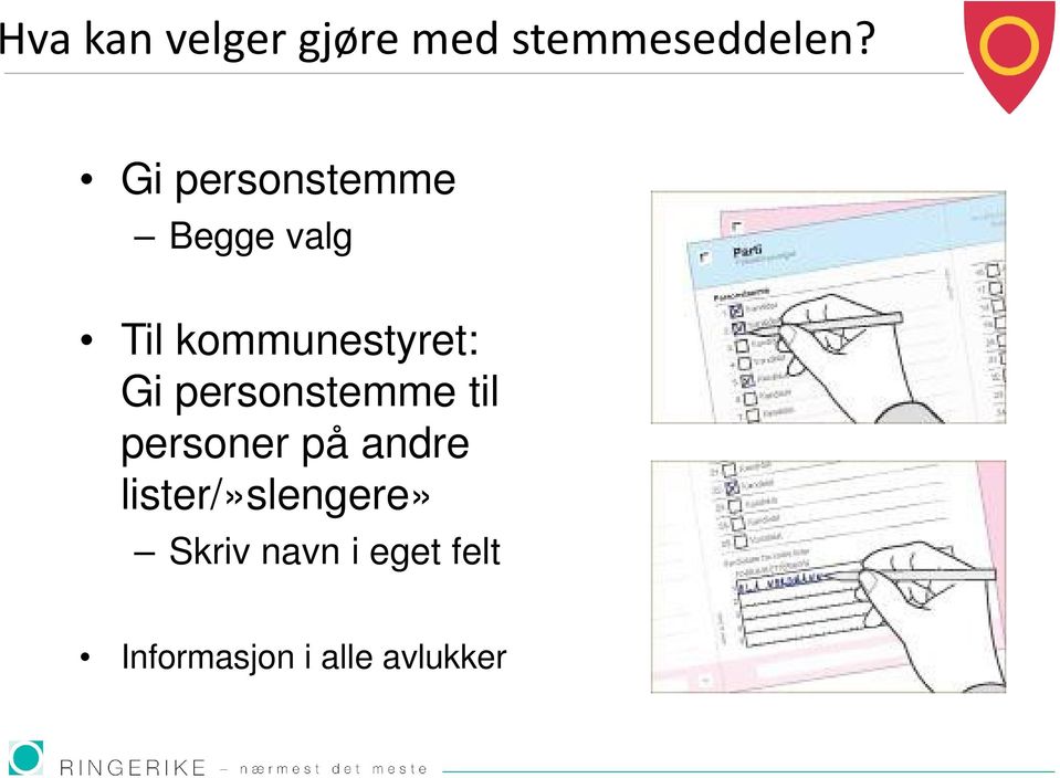 personstemme til personer på andre