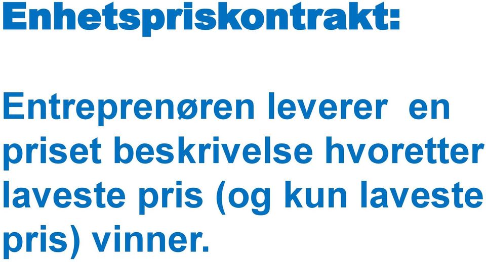 priset beskrivelse hvoretter