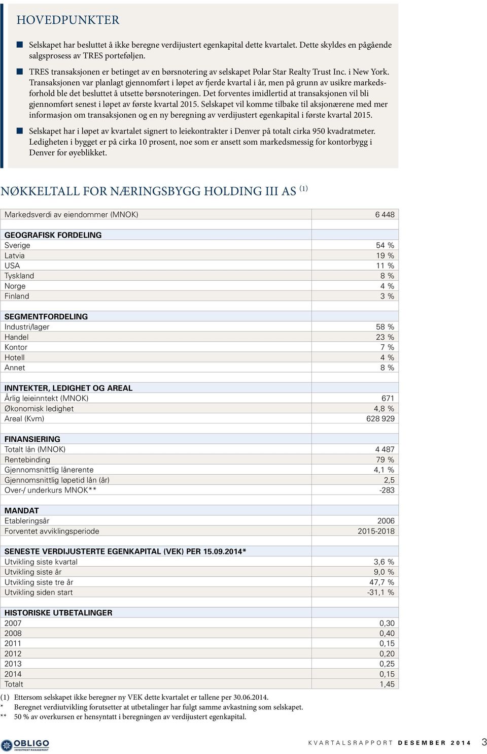 Transaksjonen var planlagt gjennomført i løpet av fjerde kvartal i år, men på grunn av usikre markedsforhold ble det besluttet å utsette børsnoteringen.