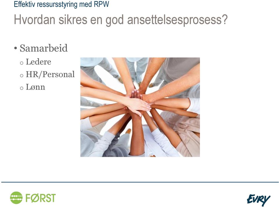 ansettelsesprosess?