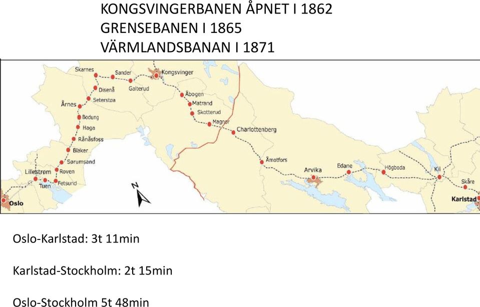 1871 Oslo-Karlstad: 3t 11min