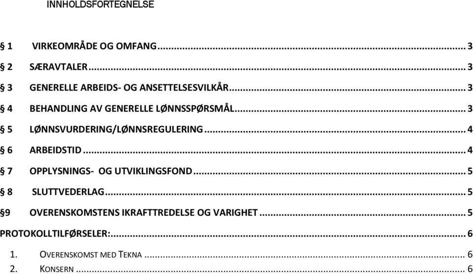 .. 3 5 LØNNSVURDERING/LØNNSREGULERING... 4 6 ARBEIDSTID... 4 7 OPPLYSNINGS- OG UTVIKLINGSFOND.